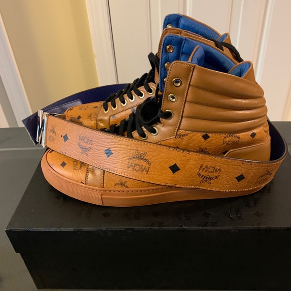 MCM Men’s shoes and belt together - Picture 2 of 4